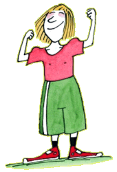 Starkes Mädchen
